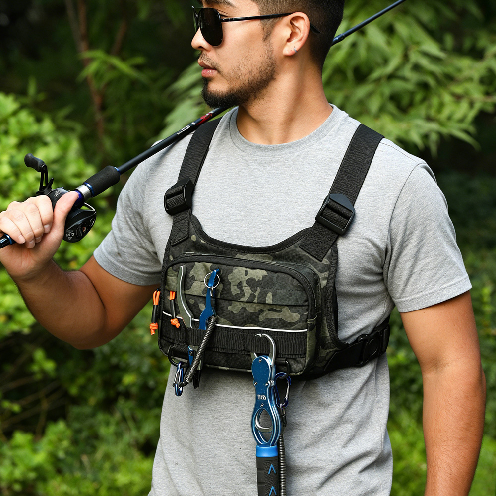 Outdoor Adventure Vest - Fishing Chest Bag Men's Tactical Bags