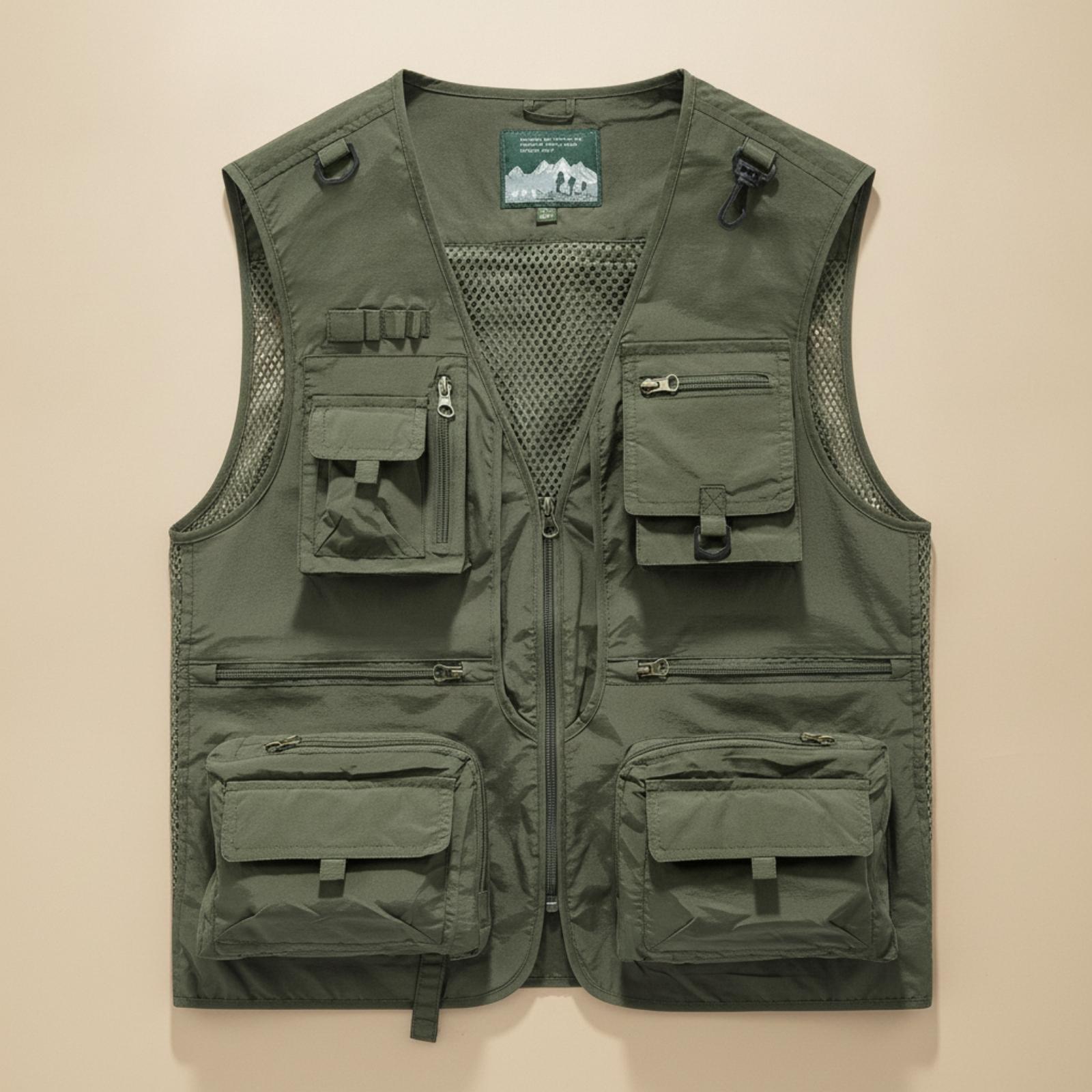 Mens Sleeveless Utility Vest N - Outdoor Adventure Vest recension och pris