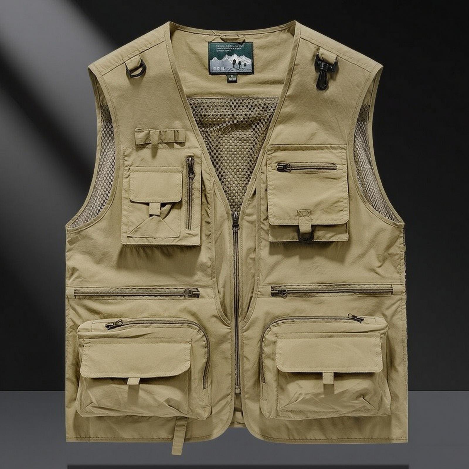 Mens Sleeveless Utility Vest N - Outdoor Adventure Vest recension och pris