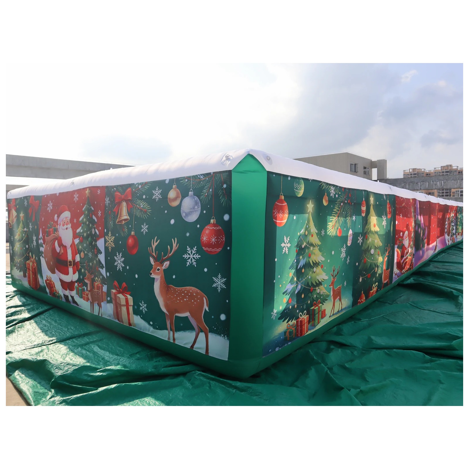 Commercial Long Inflatable Maz - Outdoor Adventure Kids Party recension och pris