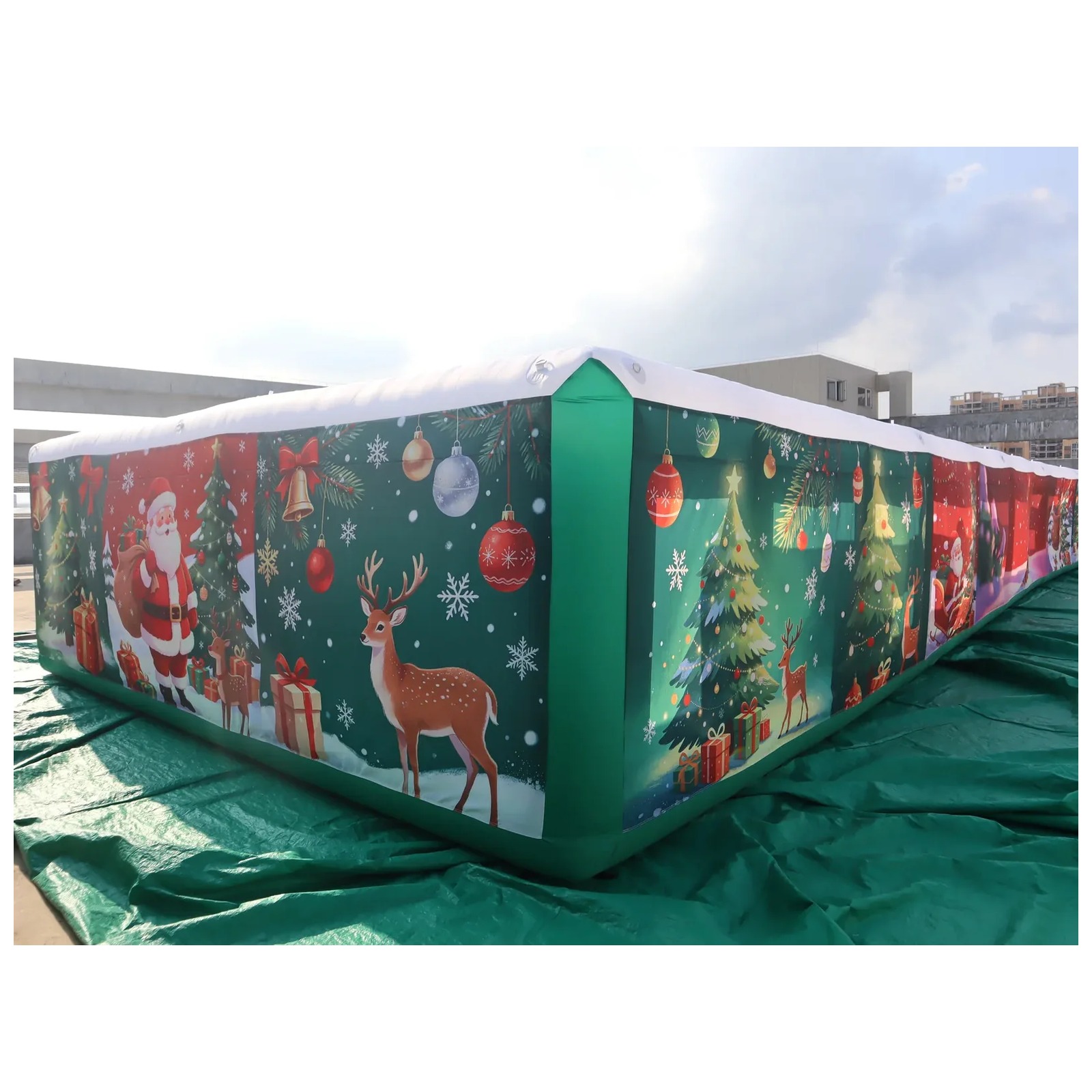 Commercial Long Inflatable Maz - Outdoor Adventure Kids Party recension och pris