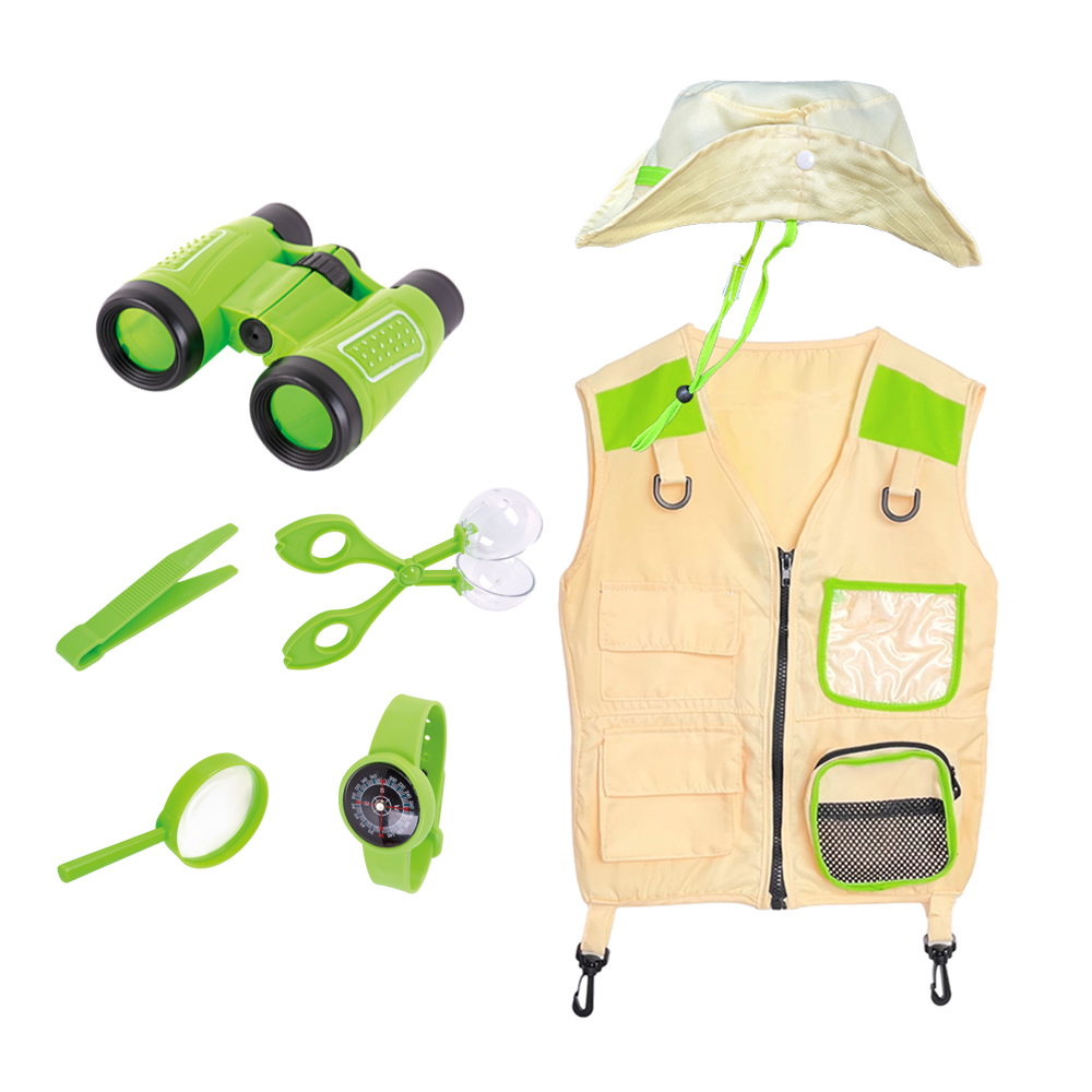 7-piece set of children's outd - Outdoor Adventure Vest recension och pris