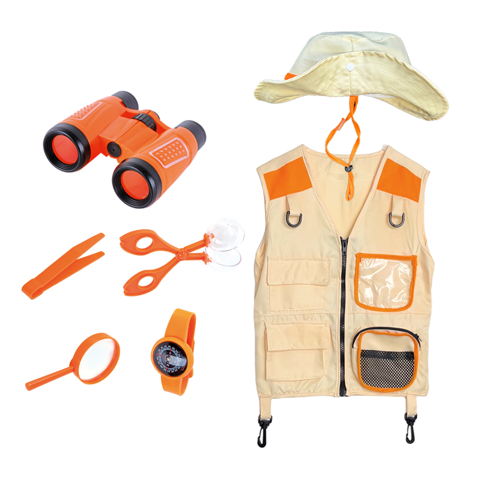 7-piece set of children's outd - Outdoor Adventure Vest recension och pris