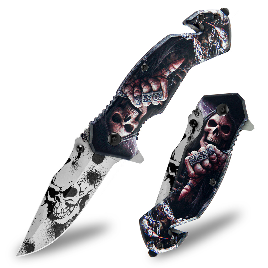 Cool Skull Ghost Head Pattern  - Outdoor Adventure Holidays recension och pris