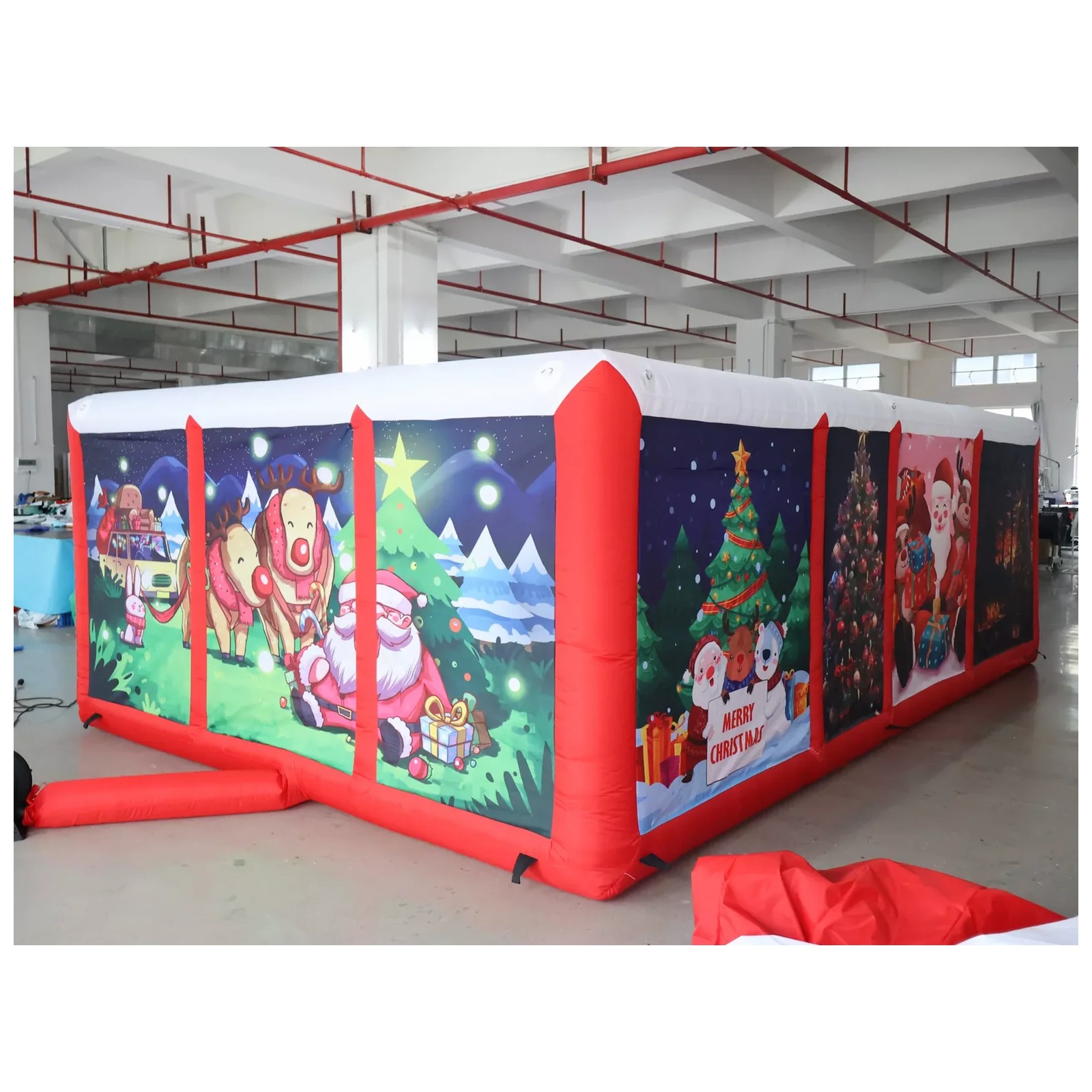 Outdoor Red Covered Inflatable - Outdoor Adventure Kids Party recension och pris